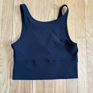 Lululemon Black Power Pivot Rib Everluxe Tank Top
